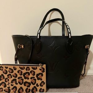 Louis Vuitton Neverfull Mm Wild At Heart M45856 Leopard Empreinte